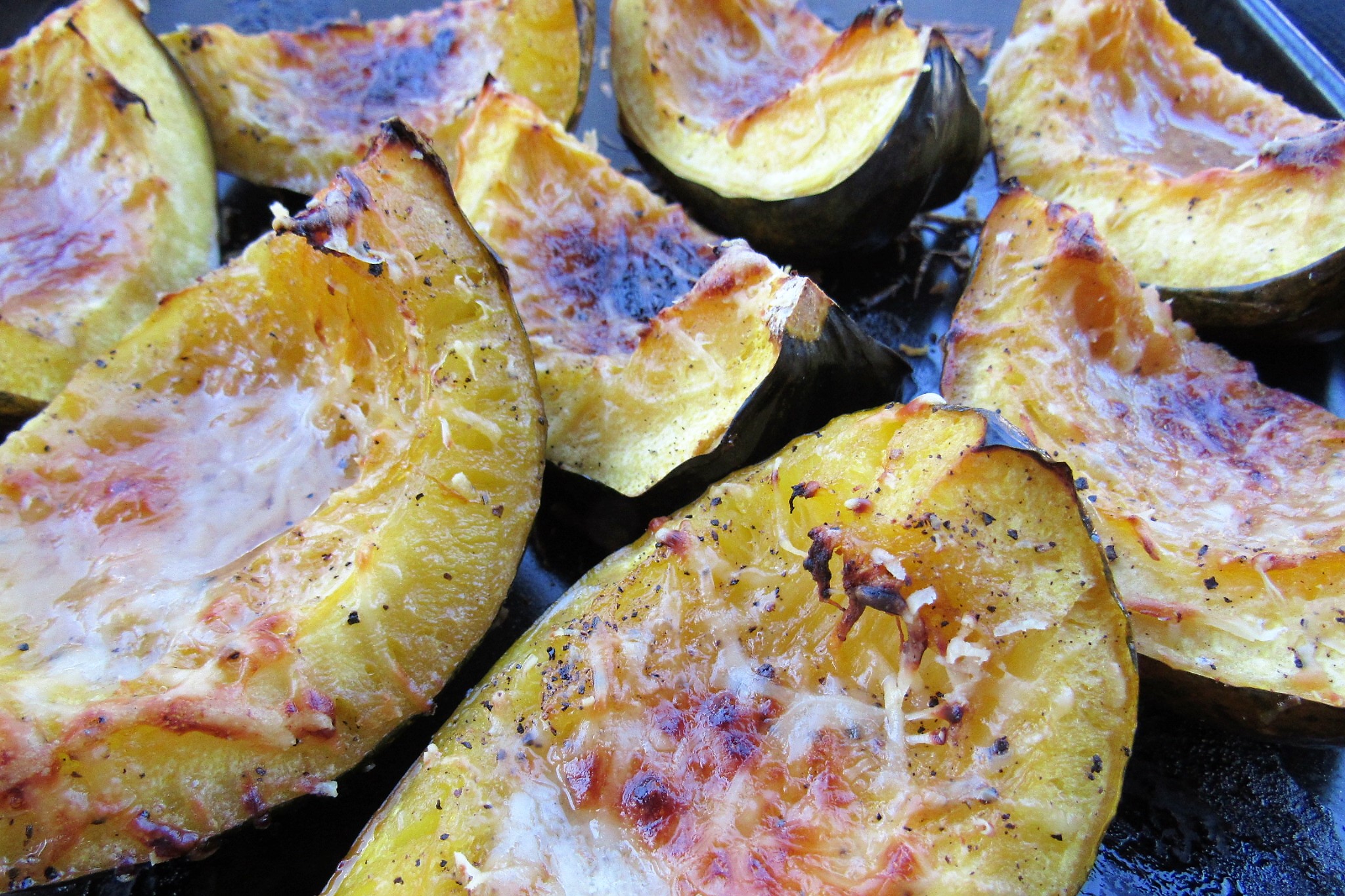 Honey Parmesan Acorn Squash Recipe