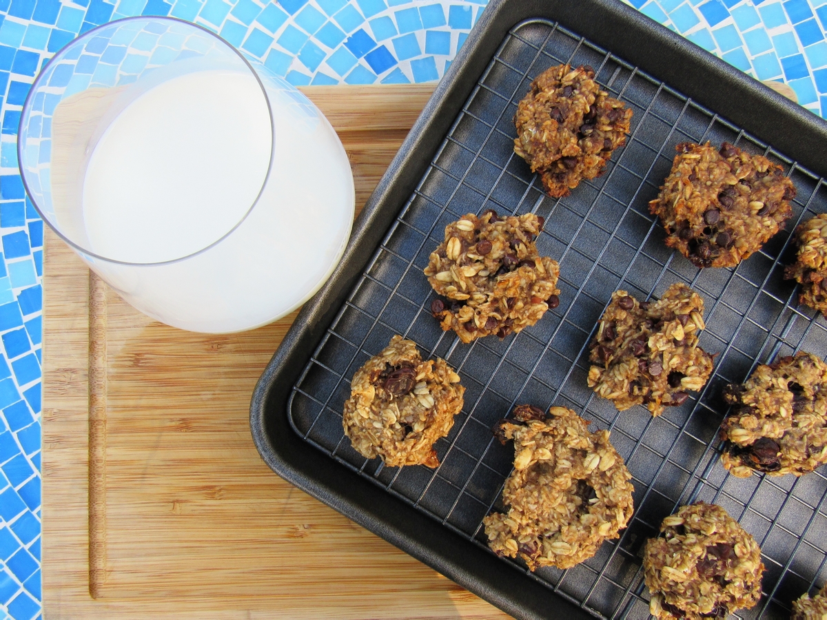 easy oatmeal raisin cookies no added sugar