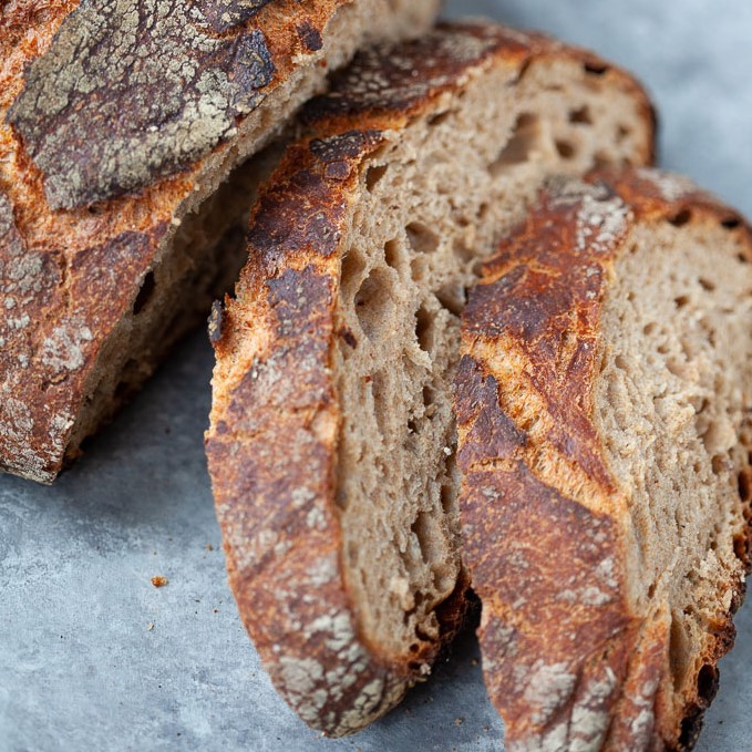 Instant Pot Whole Wheat Bread No Knead